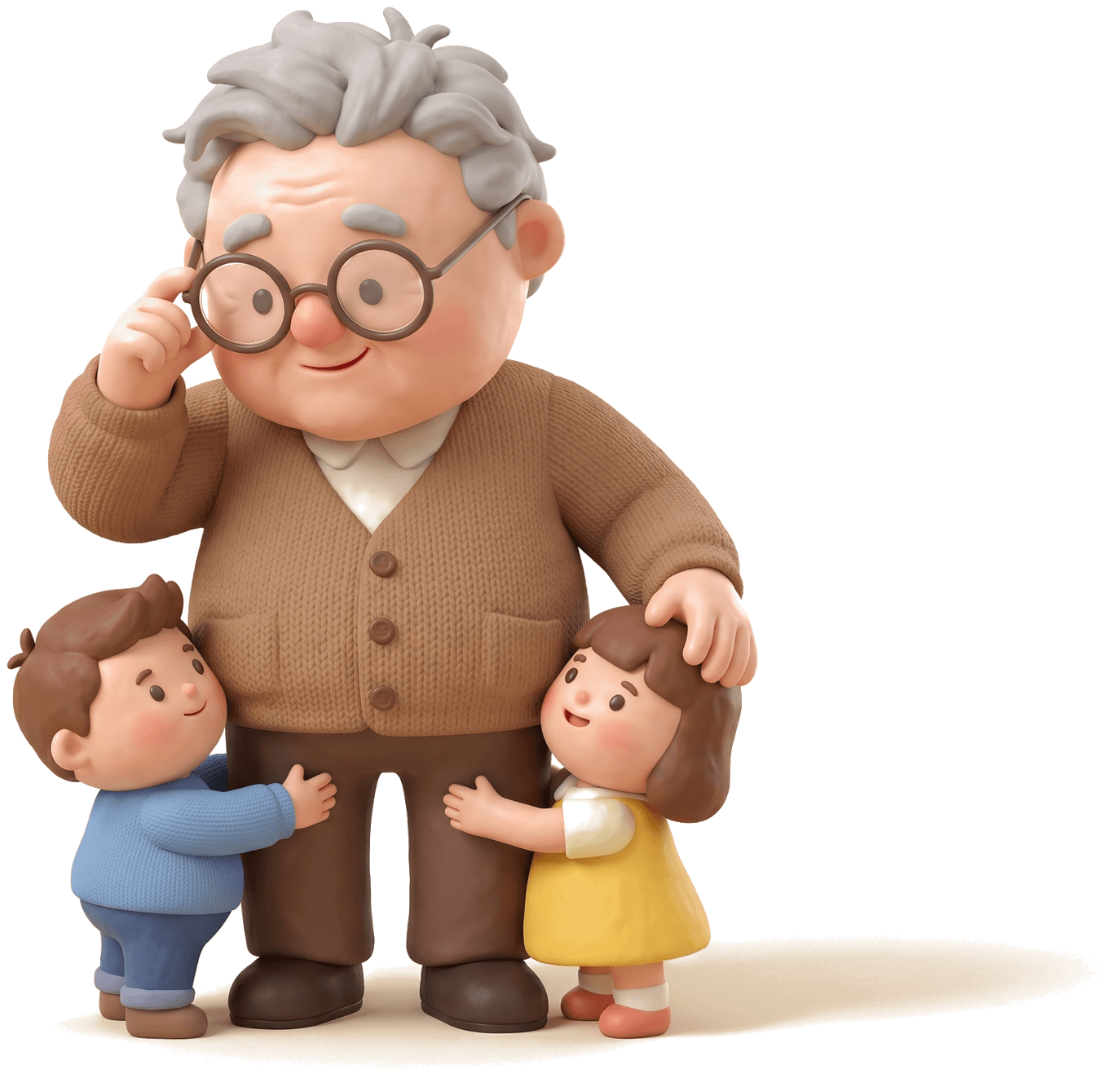 Familie care vede clar cu ochelari Premier